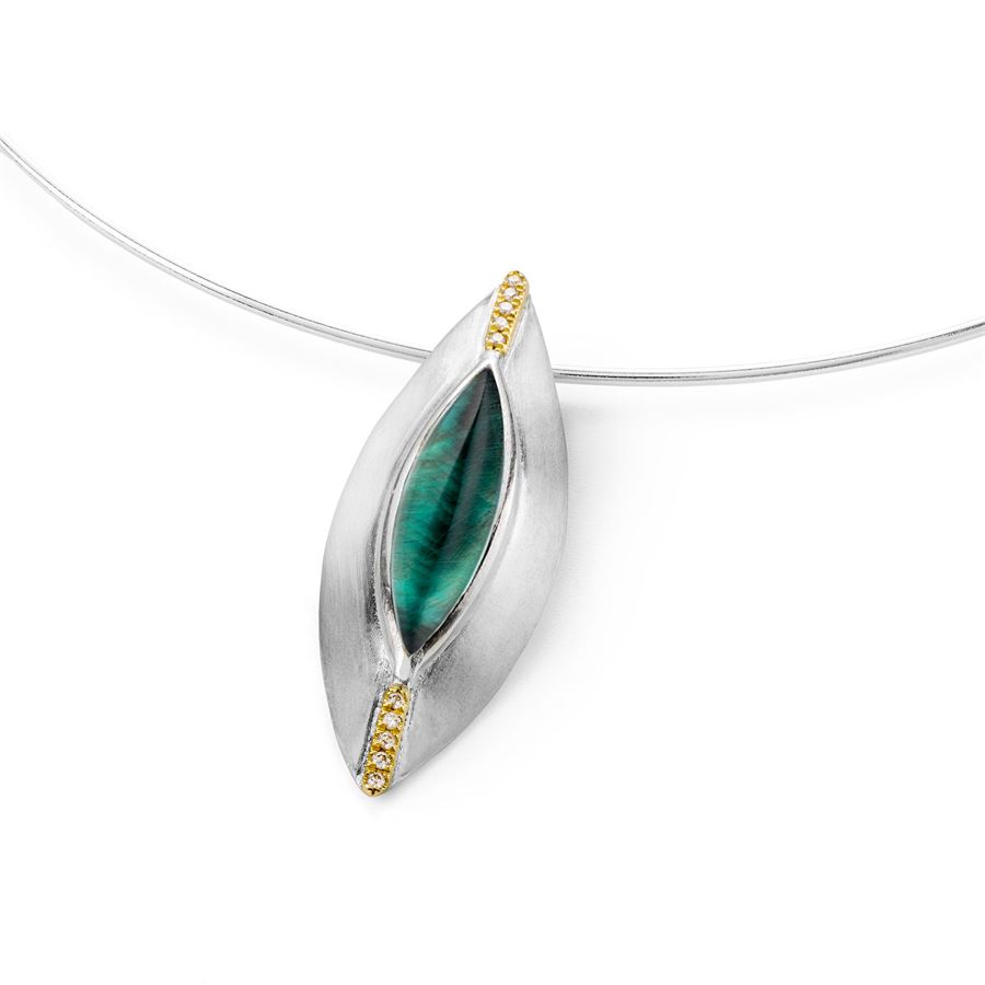 Pendant-necklace 'Aurum' AURUM | CD MNDAU18G VS CT.0,11